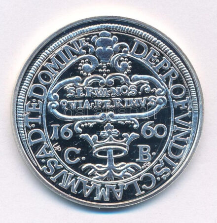 DN 'Magyar tallérok utánveretben - Barcsay Ákos tallérja' Ag emlékérem tanúsítvánnyal (20g/0.999/38,6mm) T:PP