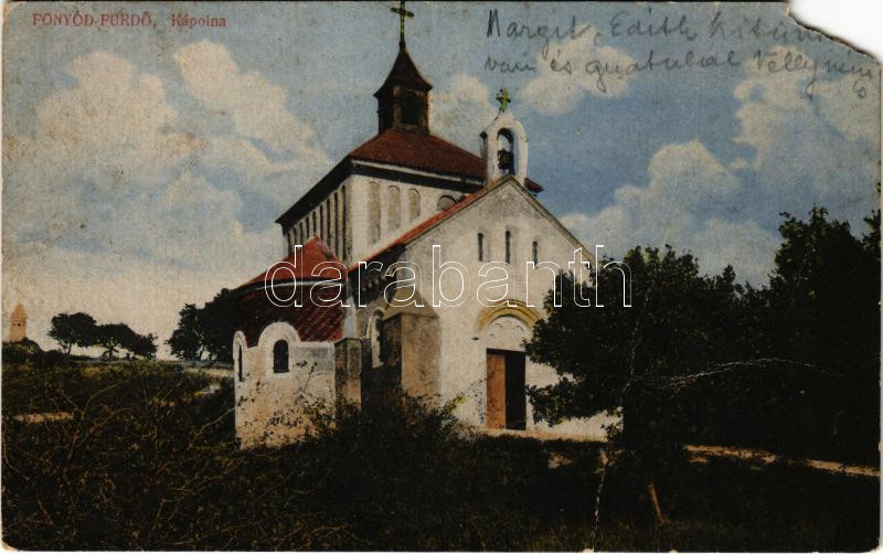 1920 Fonyód-fürdő, kápolna (EM)