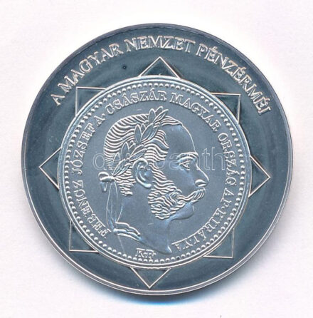 DN 'A magyar nemzet pénzérméi - A Monarchia első pénze 1867-1916' Ag emlékérem tanúsítvánnyal (10,37g/0.999/35mm) T:PP