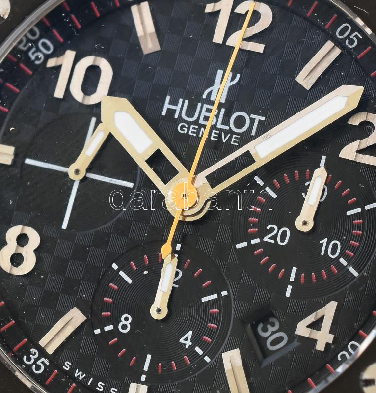 Hublot clone replika automata karóra kaucsuk szíjjal. Szép állapotban d: 45 mm - Image 2