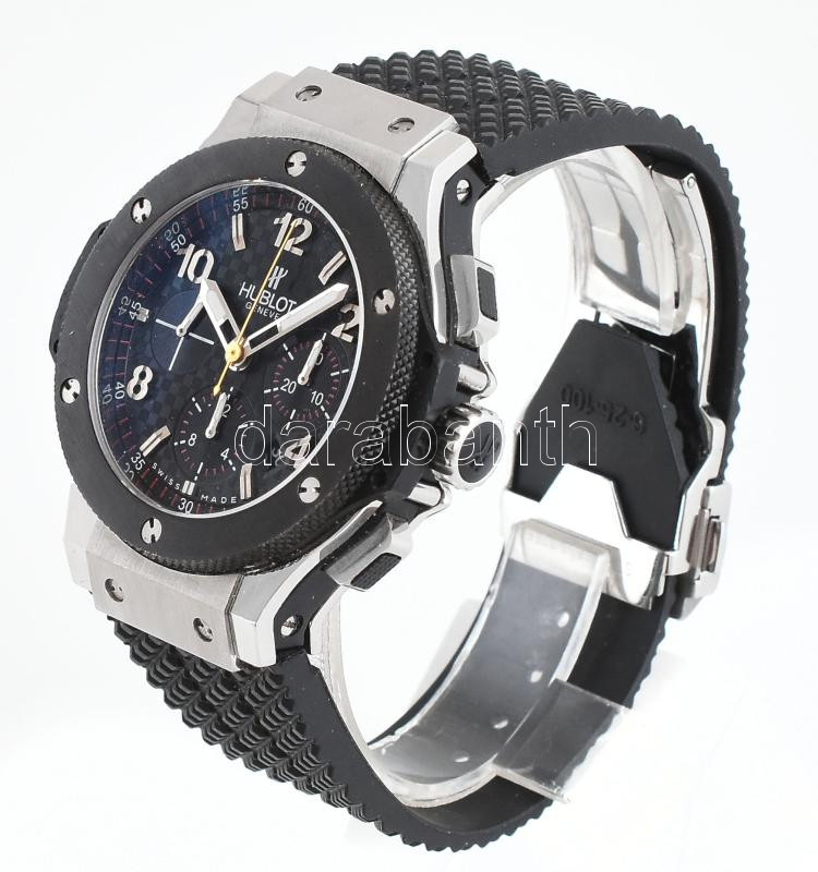 Hublot clone replika automata karóra kaucsuk szíjjal. Szép állapotban d: 45 mm - Image 3