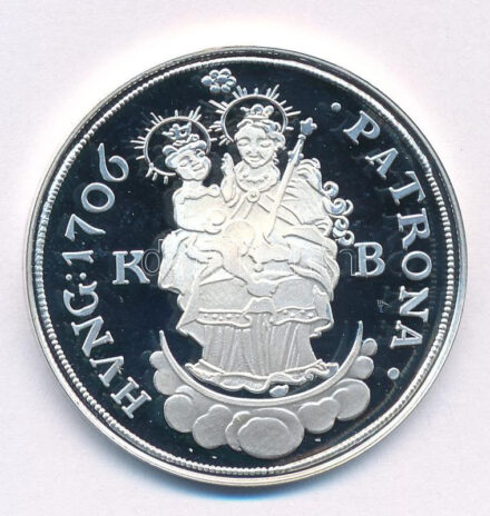 DN 'Magyar tallérok utánveretben - Rákóczi féltallér 1706' Ag emlékérem tanúsítvánnyal (20g/0.999/38,6mm) T:PP