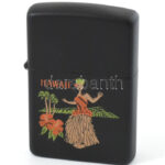 Zippo Hawaii mintás fém öngyújtó, töltésre szorul