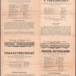 cca 1933-38 Ifjúsági opera- és színházelőadások ismertető füzetei, 8 db, részben kisebb szakadásokkal, 21x17 és 24x16 cm