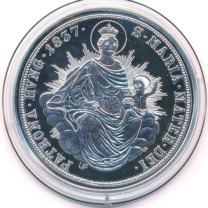 DN 'Magyar tallérok utánveretben - V. Ferdinánd tallérja 1837' Ag emlékérem tanúsítvánnyal (20g/0.999/38,6mm) T:PP - Image 2