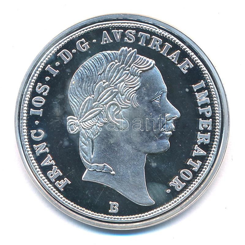 DN 'Magyar tallérok utánveretben - Ferenc József ifjúkori tallérja 1853' Ag emlékérem (20g/0.999/38,6mm) T:1- (PP)