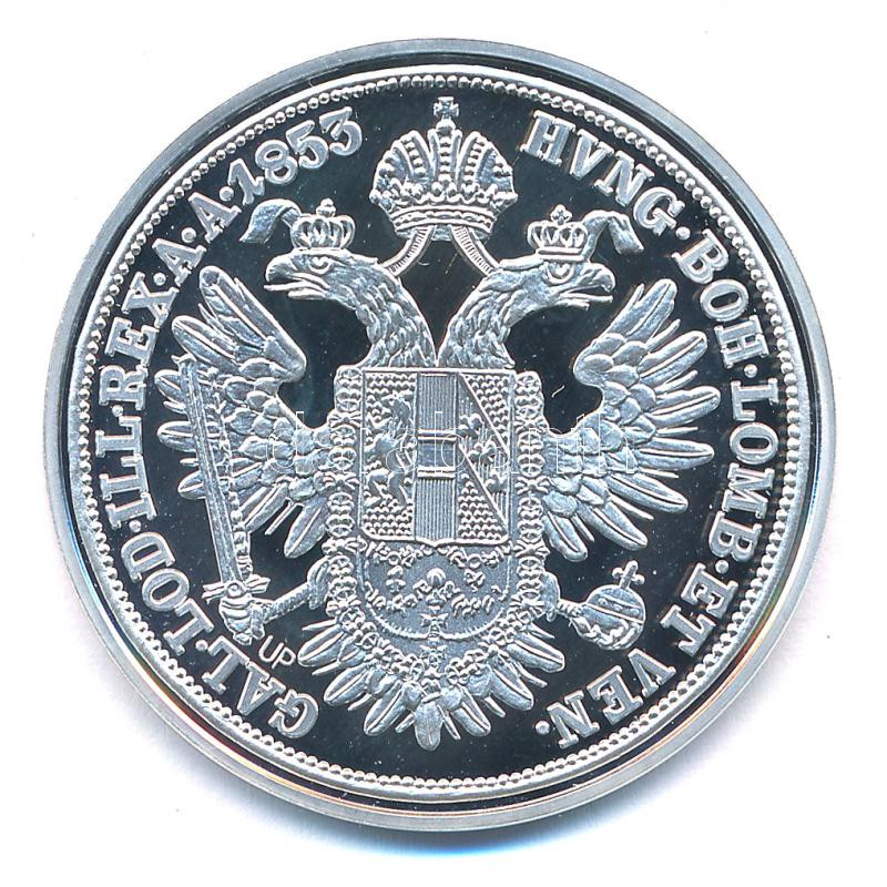 DN 'Magyar tallérok utánveretben - Ferenc József ifjúkori tallérja 1853' Ag emlékérem (20g/0.999/38,6mm) T:1- (PP) - Image 2