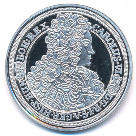 DN 'Magyar tallérok utánveretben - III. Károly tallérja 1715' Ag emlékérem (20g/0.999/38,6mm) T:PP