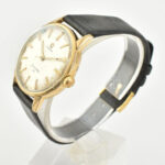 Omega Seamaster 30 automata karóra, elszíneződött számlappal, működő, jó műszaki állapotban, bőr szíjjal. d:35 mm - Image 2