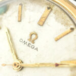 Omega Seamaster 30 automata karóra, elszíneződött számlappal, működő, jó műszaki állapotban, bőr szíjjal. d:35 mm - Image 3