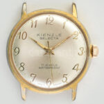 Kienzle Selecta kézi felhúzós karóra, hibátlan számlappal, karcos plexivel, működő, jó állapotban d: 33 mm