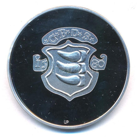 DN 'Magyar tallérok utánveretben - Báthory Kristóf egyoldalú tábori tallérja' Ag emlékérem tanúsítvánnyal (20g/0.999/38,6mm) T:PP