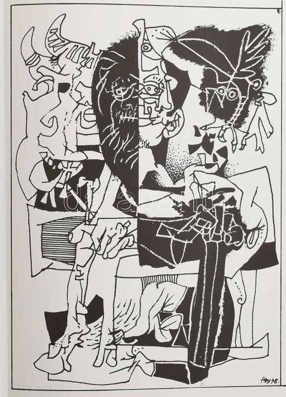 Feledy Gyula (1928-2010) festő, grafikus 2 db katalógusa, egyik számozott. Kiadói papírkötés, jó állapotban. - Image 2