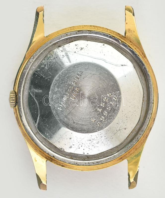 Helbi automata karóra. Hibátlan számlappal, kissé karcos plexivel, működő, jó állapotban d: 34 mm - Image 2