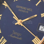 Raimond Weil Tango automata karóra. Hibátlan számlappal, eredeti dobozában, bőr szíjjal, működő, jó állapotban d: 36 mm - Image 2