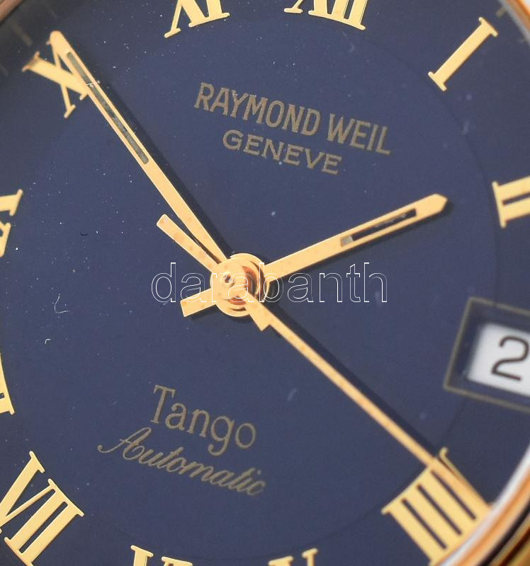 Raimond Weil Tango automata karóra. Hibátlan számlappal, eredeti dobozában, bőr szíjjal, működő, jó állapotban d: 36 mm - Image 2