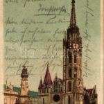 1904 Budapest I. Mátyás templom. Erdélyi cs. és kir. udvari fényképész felvételei után. litho (Rb)