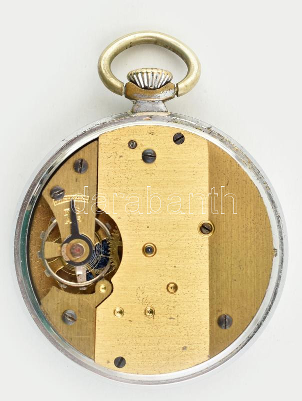 Kienzle fém tokos zsebóra. kissé karcos számlappal, működő, jó állapotban d: 50 mm - Image 3