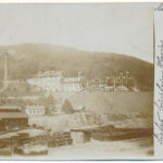 1900 Anina, Stájerlakanina, Steierdorf; vasgyár / iron works, factory. photo (szakadás / tear)