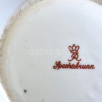 Spechtsbrunn porcelán váza. Szőlőlevél mintával. Kézzel festett, jelzett, minimális kopással 26 cm - Image 2