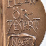 Kutas László: Ellenőrzésért nagydíj bronz szobor, névre szólóan. 33 cm - Image 4