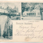 1898 (Vorläufer) Buziásfürdő, Baile Buzias; Gyógyterem, bazár, sétány a meleg fürdőhöz / spa, bazaar, promenade (fa)