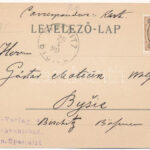 1899 (Vorläufer) Csák, Csákova, Ciacova; Fő tér a toronyról nézve, Római torony a Temesen. Mesterovits & Jovanovits / main square, Timis river, bastion tower (EK) - Image 2