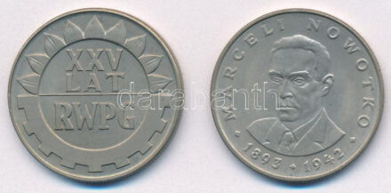 Lengyelország 1974. 20Zl Cu-Ni '25 éves a Kölcsönös Gazdasági Segítség Tanácsa' + 20Zl Cu-Ni 'Marceli Nowotko' T:1- kis ph. Poland 1974. 20 Zlotych Cu-Ni 'XXV Lat RWPG' + 20 Zlotych Cu-Ni 'Marceli Nowotko' C:AU small edge error