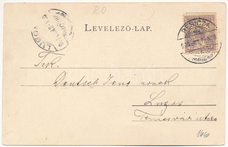 1900 Resica, Resita; Schlackenhalde. Karl Neff jr. - Image 2