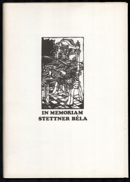 In memoriam Stettner Béla. 15 db grafikát tartalmazó sorszámozott mappa Stefanovits, Csorba-Simon, Rozanits, Vén Zoltán, Kőnig Róbert stb Jelzettek. Sorszámozott, 003/300 Lapméret: 22x31 cm