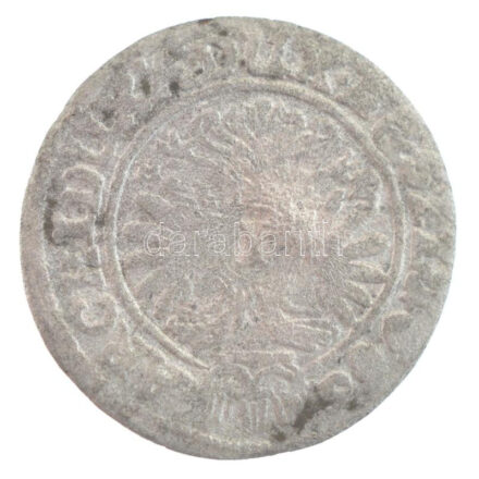 Német Államok / Szilézia / Boroszló 1660G-H 1kr Ag 'I. Lipót' (0,80g) T:2-,3 patina German States / Silesia / Breslau 1660G-H 1 Kreuzer Ag 'Leopold I' (0,80g) C:VF,F patina Krause KM#405