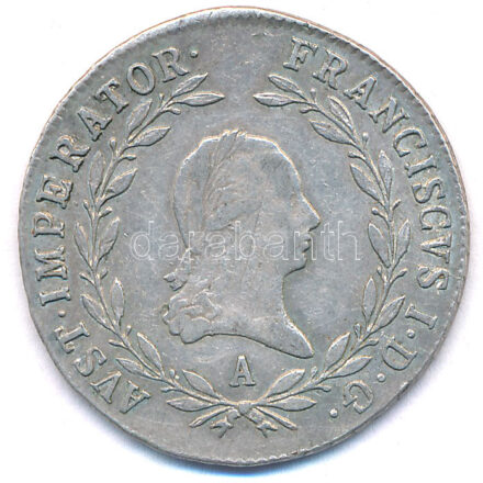 Ausztria 1817A 20kr Ag 'I. Ferenc' T:1-,2 Austria 1817A 20 Kreuzer Ag 'Franz II' C:AU,XF Krause KM#2143