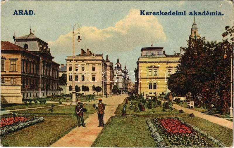 Arad, Kereskedelmi akadémia. Pichler Sándor kiadása / trading academy