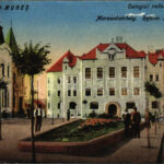 Marosvásárhely, Targu Mures; Colegiul reformat. / Református kollégium / Calvinist boarding school + '1940 Marosvásárhely visszatért' So. Stpl. (EK)