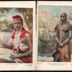 cca 1912 2 db vármegye térkép (Abaúj-Torna, 16,5x15 cm és Alsó-Fehér, 14x18 cm, utóbbi sérült) és 4 db színes műmelléklet a Tolnai Világlexikonából - Image 4