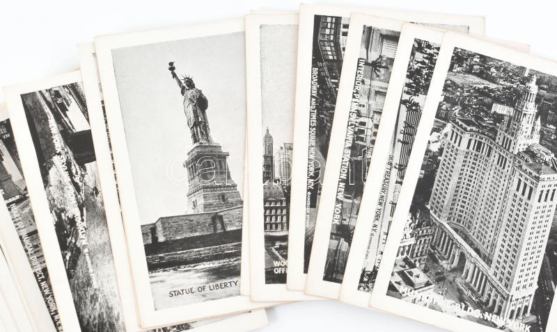 3 db, New York, Tátra, Firenze nevezetességeit bemutató leporelló, 6×9 cm - Image 2