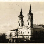 1933 Máriaradna, Radna (Lippa, Lipova); kegytemplom / pilgrimage church. Steinitzer photo