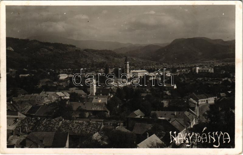 1940 Nagybánya, Baia Mare; látkép / general view. photo