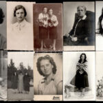 cca 1913-1993 kb. 15 db régi és modern fotó és fotólap hölgyekről, 8x14 cm körüli méretekben