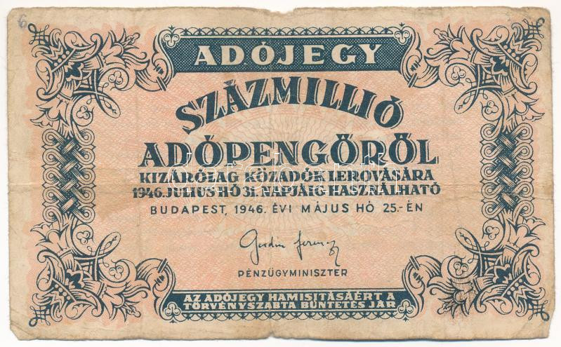 1946. 100.000.000AP T:III- Adamo P55