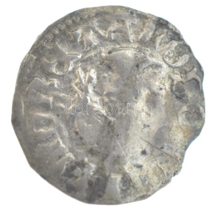 1373-1382 'szerecsenfejes' Denár Ag 'I. Nagy Lajos' (0,52g) T:2-,3 patina, hullámos lemez Hungary 1373-1382 Denar Ag 'Louis I' (0,52g) C:VF,F patina, wavy coin Huszár: 547., Unger I.: 432.a