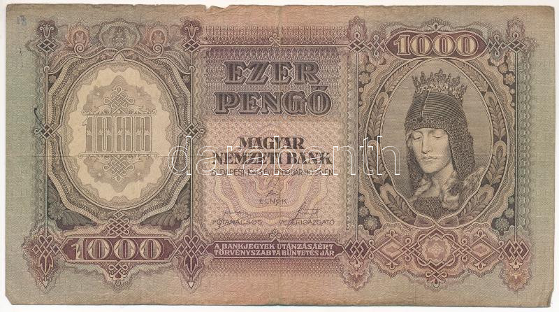 1943. 1000P 'F 065 061803' T:III- Adamo P21