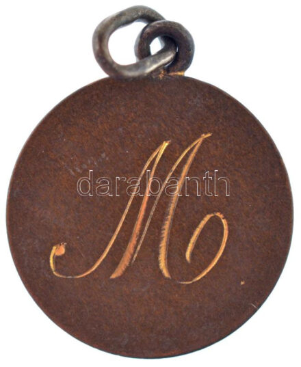 1895. 2f bronz medállá alakítva, hátoldalán 'M' véséssel T:2 patina Adamo K2