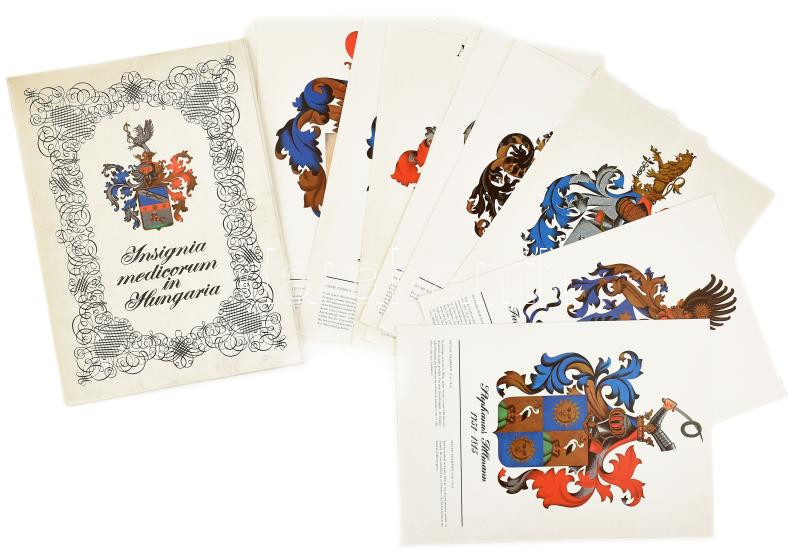 Insignia medicorum in Hungaria. Wappen ungarischer Ärtzte. Bp., 1982. Kiadói papírkötés, jó állapotban.