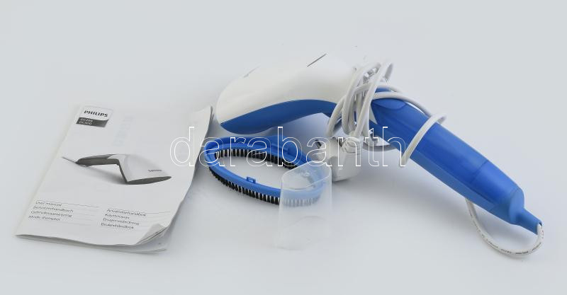 Philips GC300 kézi gőzölős vasaló, tartozékaival, jó állapotban, működik, h: 33 cm