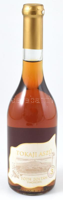 2000 Tokaji aszú, 3 puttonyos, bontatlan palack, 0,5 l
