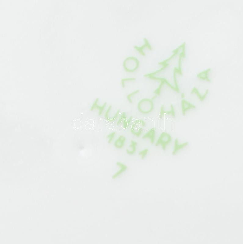 Hollóházi Magyar Honvédelmi Szövetség (MHSZ) váza, jelzett, hibátlan, m: 35,5 cm - Image 3