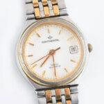 Continental svájci kvarc női karóra, fém szíjjal, karcos üveggel, elem cserére szorul, d: 23 mm