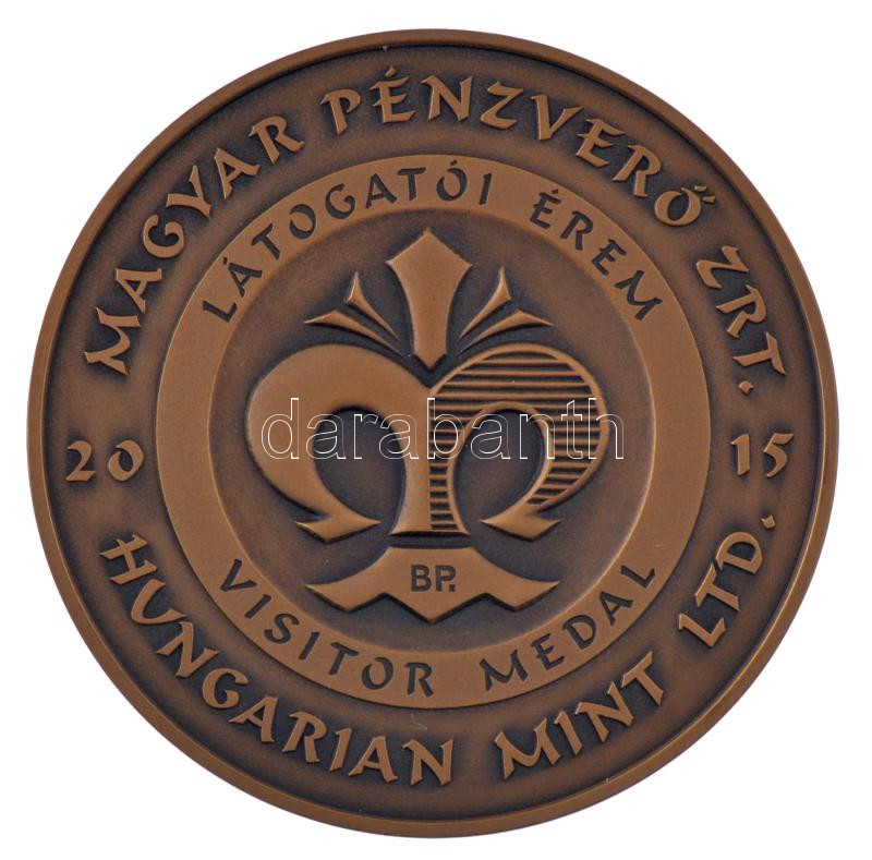 2015. 'Magyar Pénzverő Zrt. Látogatói Érem / Elődeink - Brassó' kétoldalas bronz emlékérem kapszulában, eredeti tokokban (42,5mm) T:1