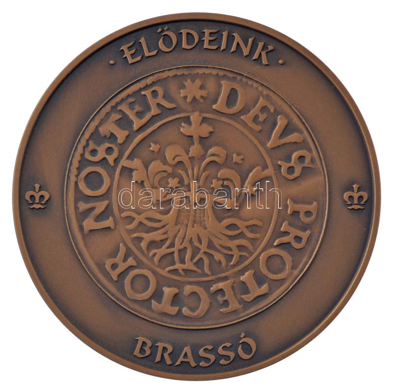 2015. 'Magyar Pénzverő Zrt. Látogatói Érem / Elődeink - Brassó' kétoldalas bronz emlékérem kapszulában, eredeti tokokban (42,5mm) T:1 - Image 2